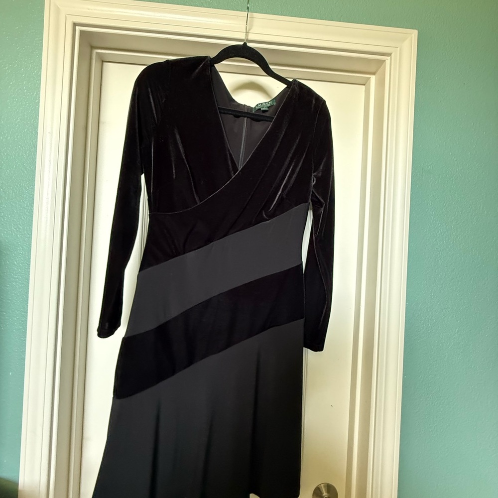 Ralph Lauren Black fit and flare Cocktail Dress